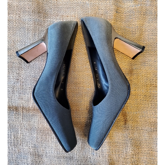 Sacha London Vintage Square Toe Heels - Picture 5 of 8